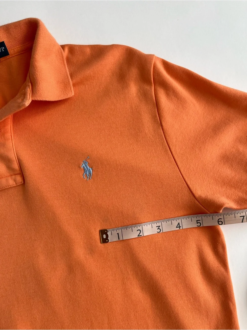 Polo Ralph Lauren Men’s Orange Jersey Polo with Embroidered Pony